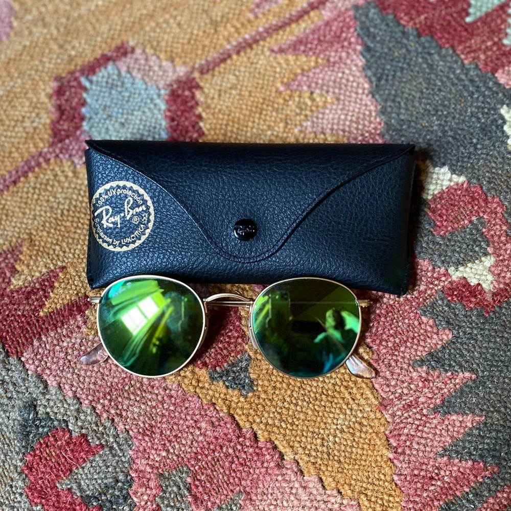 Green Raybans!